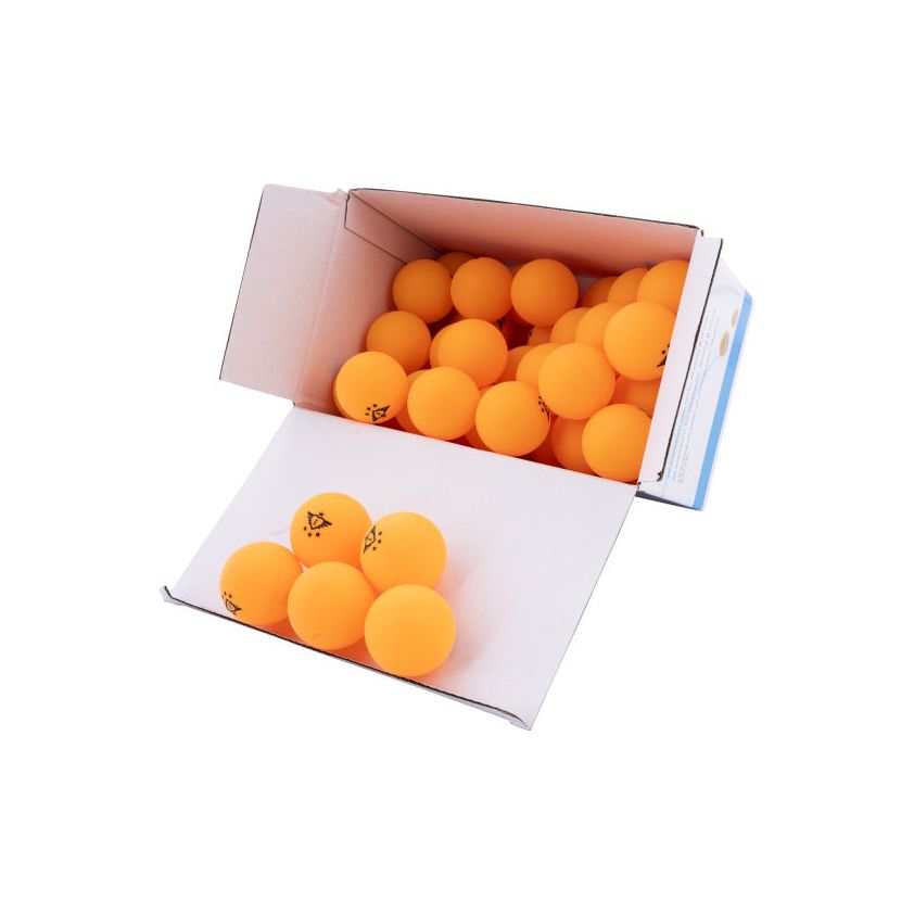 Angel Sports tafeltennisballen - oranje - 48 stuks - 40mm