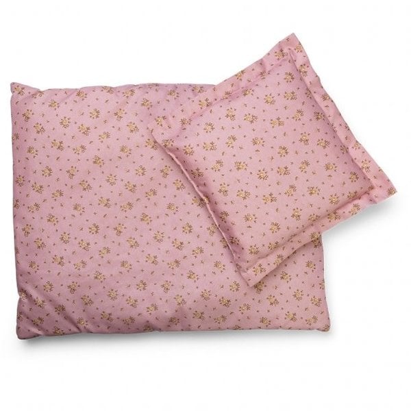 Mini Mommy Dekbedset Roze met Bloemetjes 40 cm