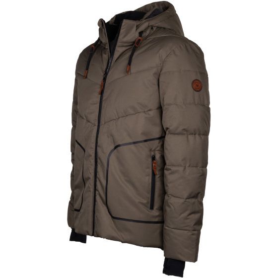 Maupiti Marck II padded winterjas heren grijsbruin maat M