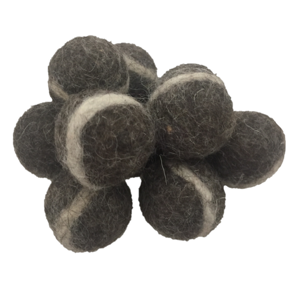 Papoose Toys DGrey Felt Balls 3.5cm/20