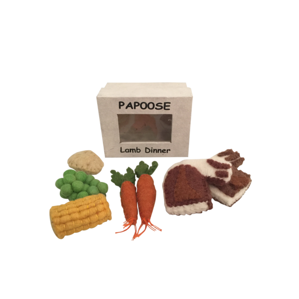 Papoose Toys Felt Food Lamb Dinner