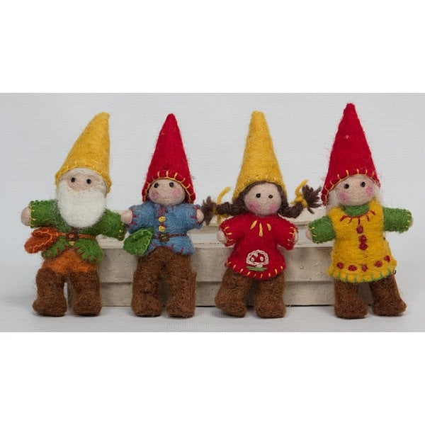 Papoose Toys Gnome Family/ 4pc