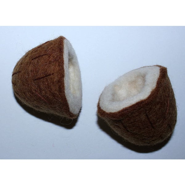 Papoose Toys Half Coconut/2pc