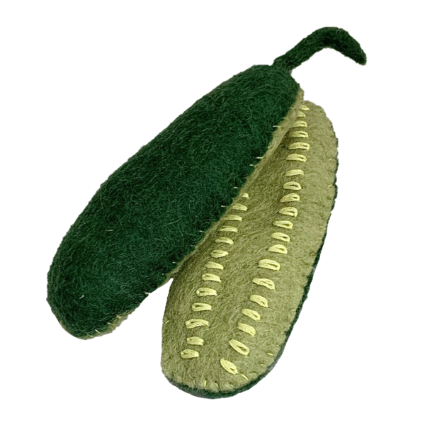 Papoose Toys Half Cucumber Slices/4pc