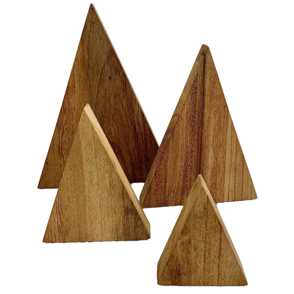 Papoose Toys Mountain Range Rustic/4pc