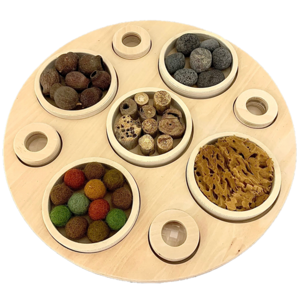 Papoose Toys Round Sensory Board / 10pc