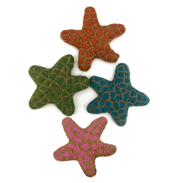 Papoose Toys Sea Star Duebeni/4pc