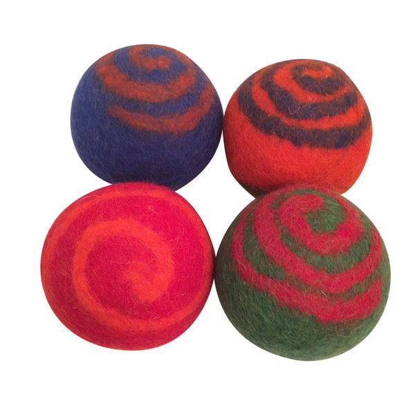 Papoose Toys Spiral Balls 7cm