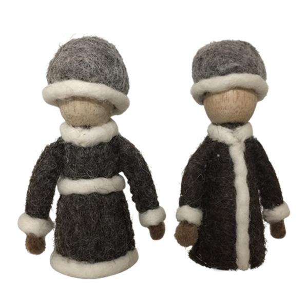 Papoose Toys Winter Fairies/2 pieces