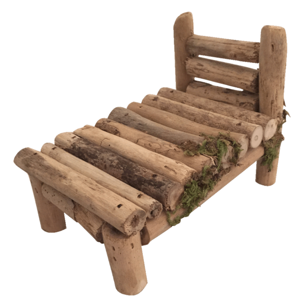 Papoose Toys Woodland Furniture/Bed 2pc