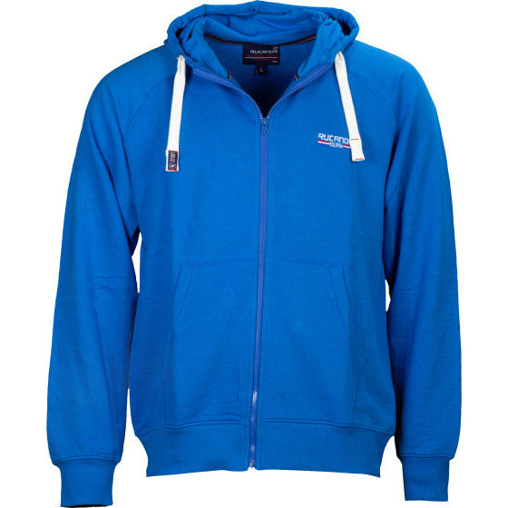 Sky sweatvest hooded unbrushed heren blauw maat 3XL