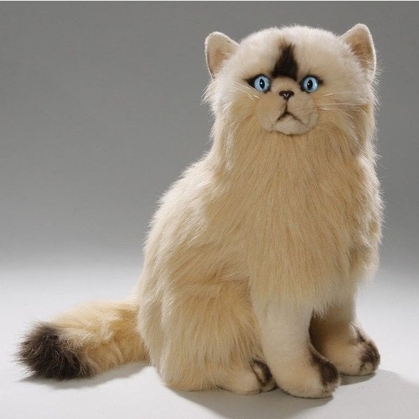 Bicolini Knuffelpoes Zittende Siamese Kat 30 Cm