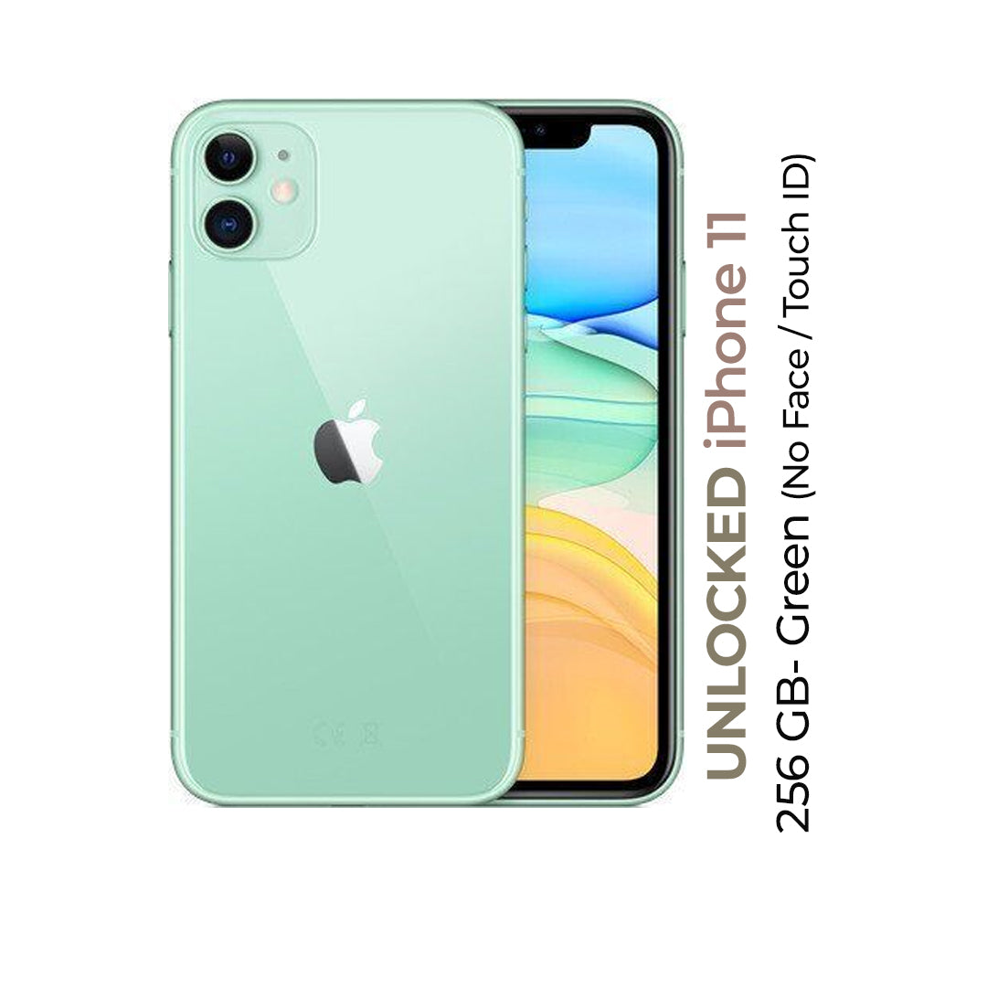 iPhone 11 , 256 GB , Green, No Face / Touch ID