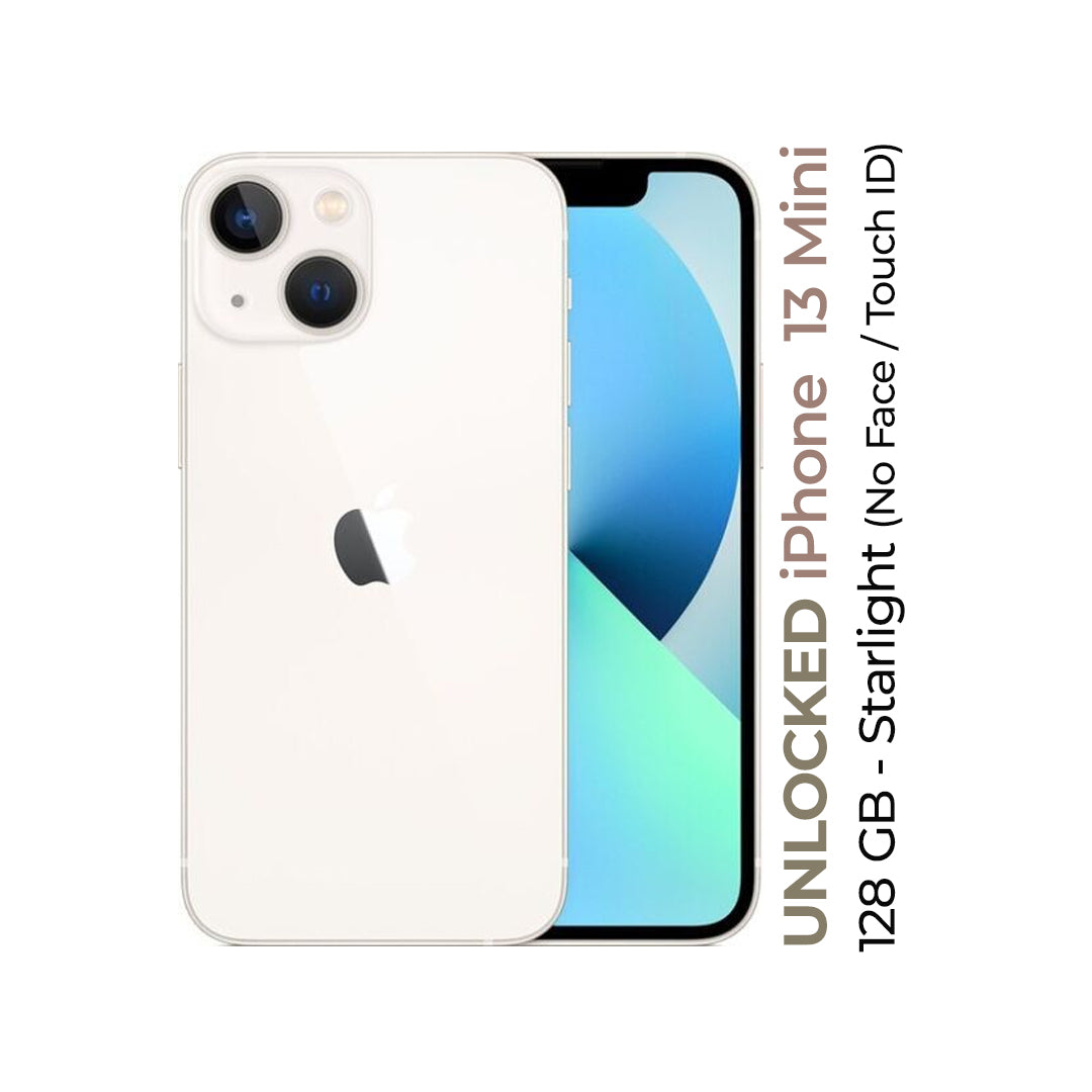 iPhone 13 mini , 128 GB , Starlight, No Face / Touch ID
