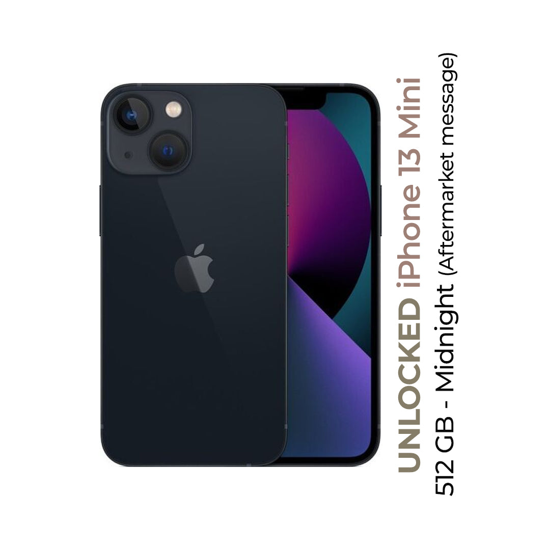 iPhone 13 mini , 512 GB , Midnight, Aftermarket message