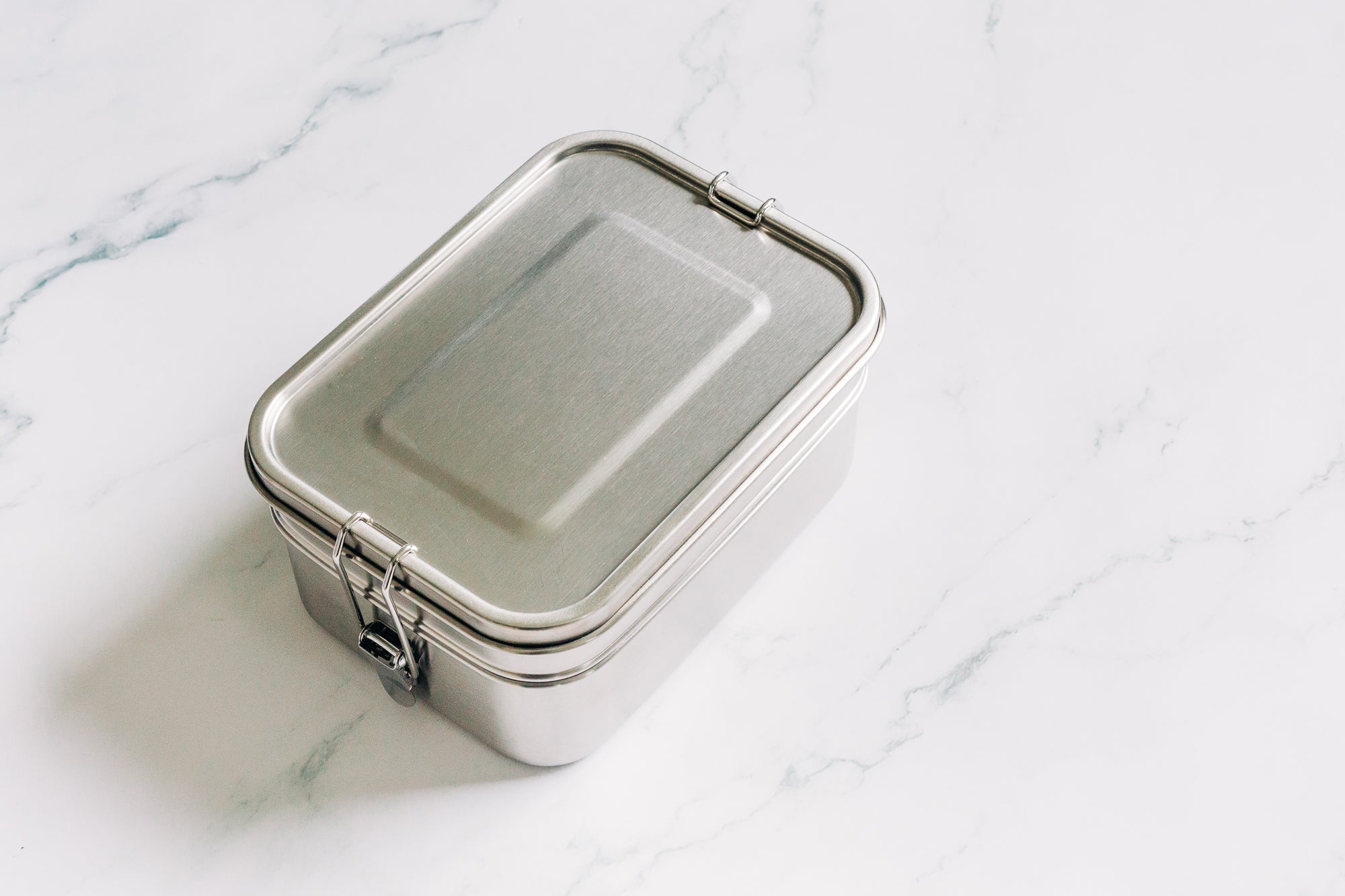 2-Tier Tiffin Lunch Box, Stainless Steel