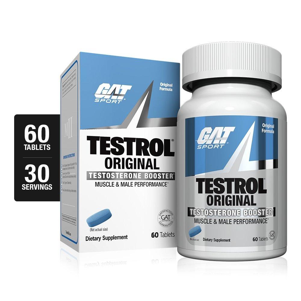 Frasco de tabletas de producto Testrol de GAT Sport