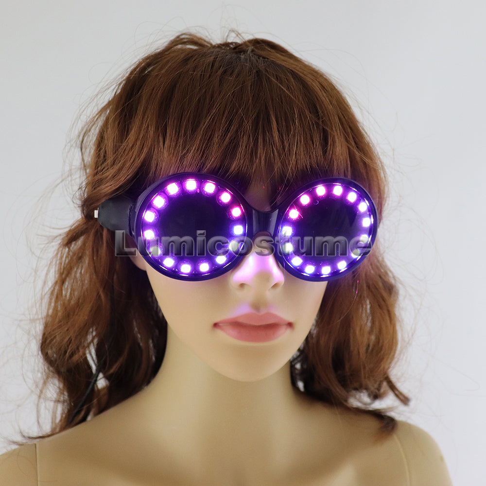 color led glasses