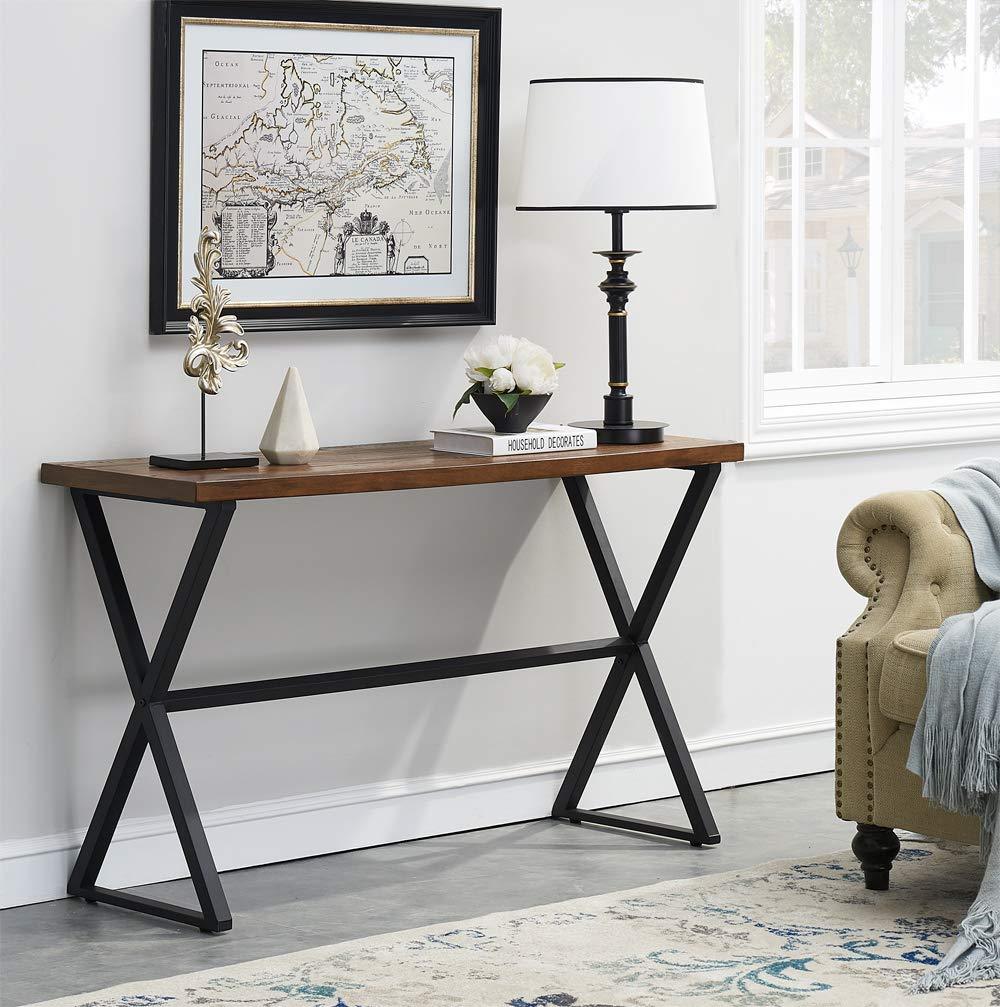 small wood entry table