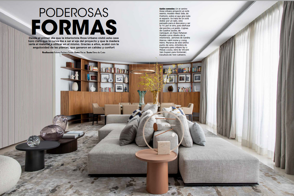 Alfombra diseño Marea | Proyecto de Rosa Urbano en Revista Interiores 01