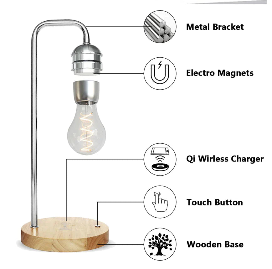 MAGNETIC SUSPENSION LAMP - THE BEST CHOICE AMONG LAMPS - HYGGE CAVE