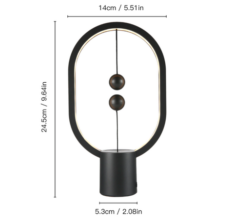 HYGGE CAVE | HENG BALANCE LAMP&nbsp;<meta charset="utf-8">LED Mini Table Lamp&nbsp;<meta charset="utf-8">Oval Magnetic Air Switch Eye Protection Night Light Touch Control&nbsp;