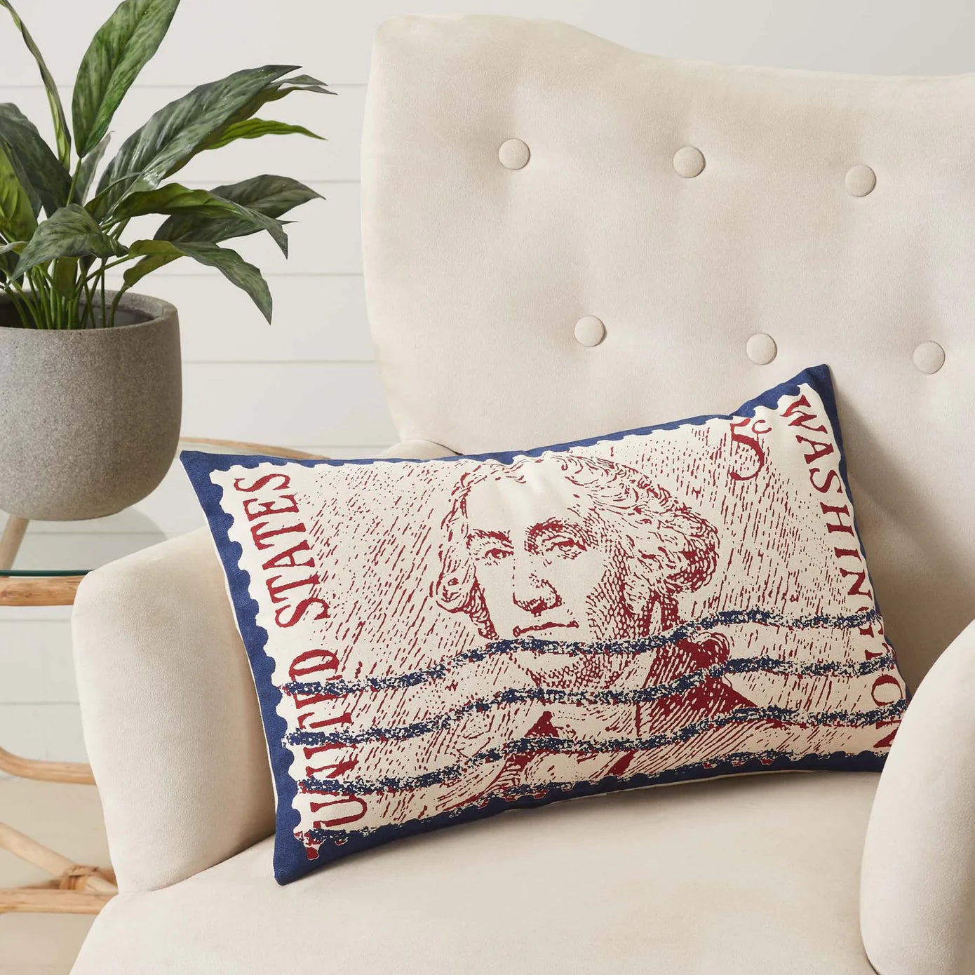 HYGGE CAVE | GOD BLESS AMERICA PILLOW COVER