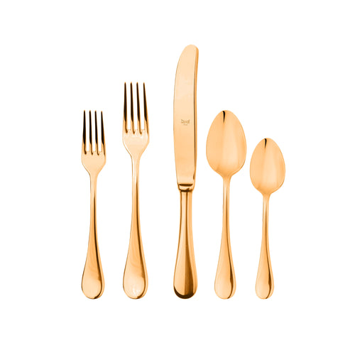 PLACE SETTING 5 PCS BRESCIA ORO