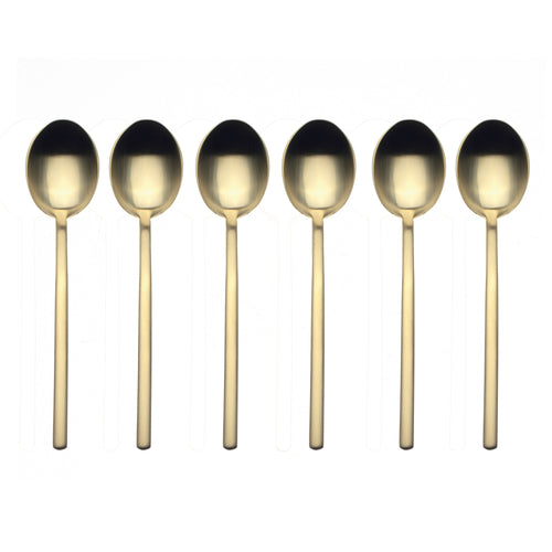 COFFEE SPOON SET | 6 PCS | DUE ICE ORO