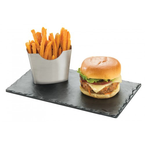 RECTANGLE FAUX SLATE SERVING TRAY