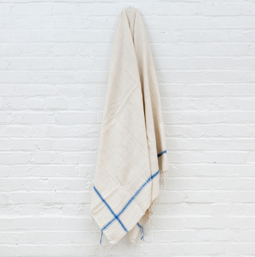 HATCH BLUE COTTON BATH TOWEL