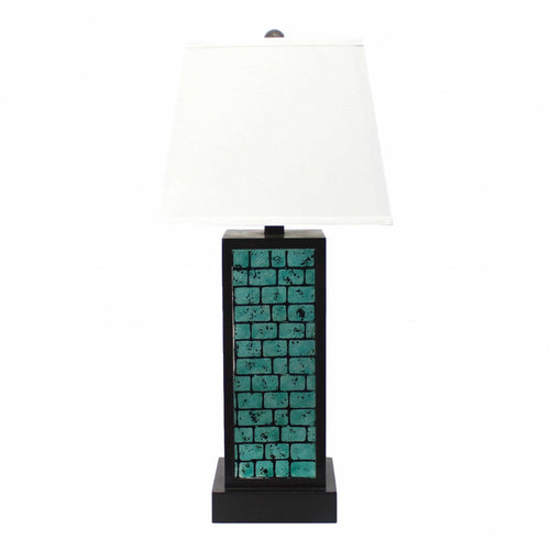 BRICK PATTERN TABLE LAMP