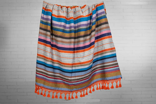 MEXICAN HAND-LOOMED THROWS