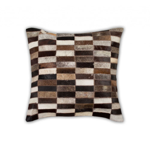 SUPERB TRICOLOR TORINO KOBE COWHIDE PILLOW