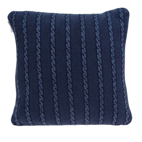 TRANSITIONAL BLUE PILLOW COVER