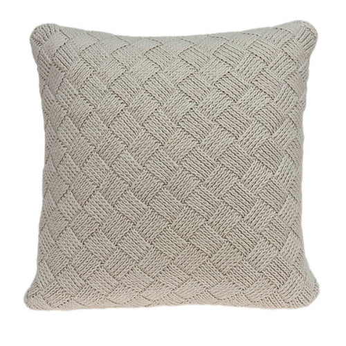 TRANSITIONAL BEIGE ACCENT PILLOW COVER