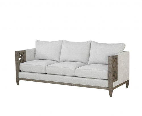 NATURAL WOOD LEG SOFA