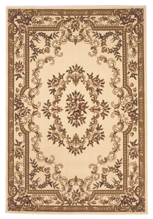 POLYPROPYLENE IVORY AREA RUG