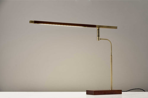 WALNUT WOOD LED DESK LAMP