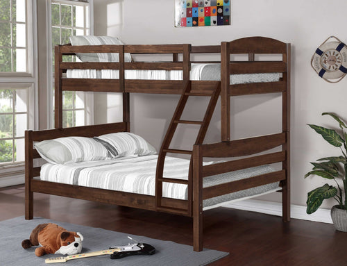 BROWN FINISH BUNK BED