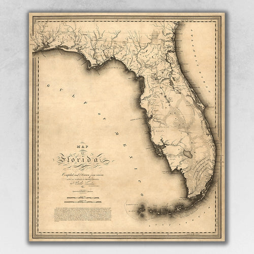 EARLY MAP OF FLORIDA