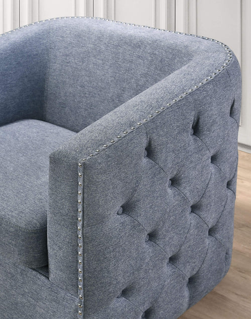 CHAMBRAY ACCENT CHAIR