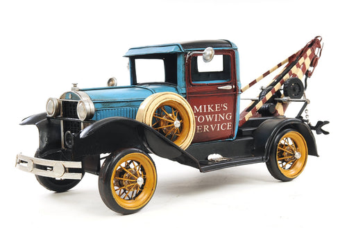 FORD MODEL A TOW TRUCK SCULPTURE