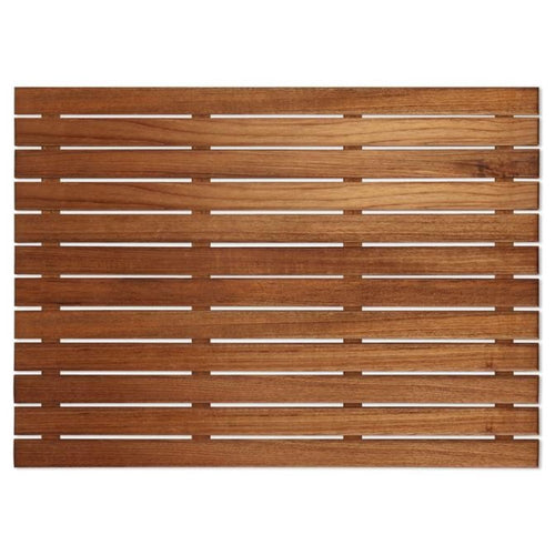 GRAND RESORT TEAK SHOWER BATH MAT