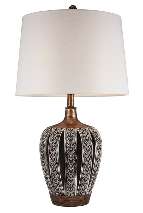PRIMO TALL BROWN TABLE LAMP