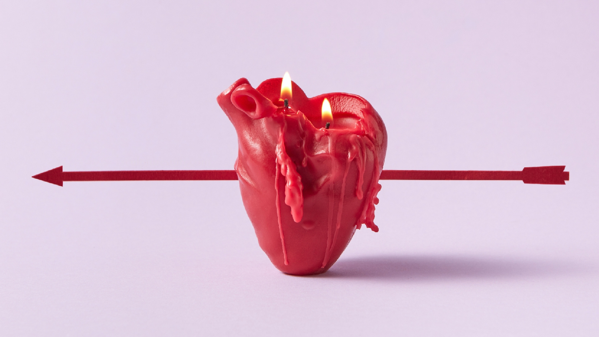 Realistic Anatomic Heart Candle