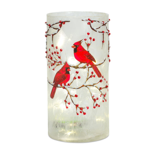 CARDINAL BERRY CANDLE HOLDER (SET OF 6)