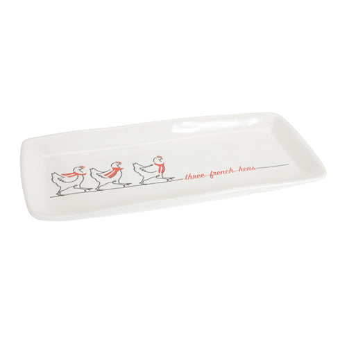 THREE FRENCH HENS PLATTER (SET OF 2)