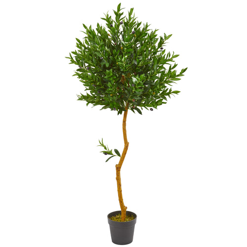 58” OLIVE TOPIARY ARTIFICIAL TREE