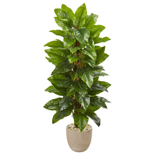 58” LARGE LEAF PHILODENDRON ARTIFICIAL PLANT